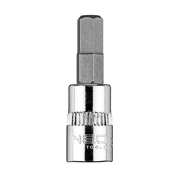 Tubulara 1/4&quot; cu profil hexagonal H6 scurta NEO TOOLS 10-313 HardWork ToolsRange
