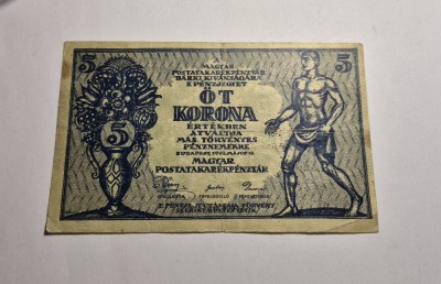 5 Korona Coroane 1919 foto