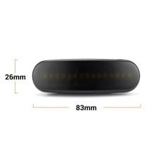 Set 2 x Semnalizare Dinamica Secventiala aripa LED compatibil FIAT Doblo, Fiorino, Punto, Grande Punto, Linea, Idea, Multipla, Qubo, Stilo Peugeot Bip
