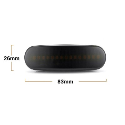 Set 2 x Semnalizare Dinamica Secventiala aripa LED compatibil FIAT Doblo, Fiorino, Punto, Grande Punto, Linea, Idea, Multipla, Qubo, Stilo Peugeot Bip foto