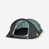 Cort Camping 2 Seconds 3 persoane Verde, Quechua