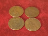 Lot 4 monede UK, Anglia, One 1 Penny 1919 + 1920 + 1921 + 1922 [poze], Europa