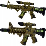 PUȘCĂ DE JUCĂRIE CU SEMNAL SONOR PENTRU COPII SUNET LUMINĂ