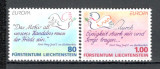 Liechtenstein.1995 EUROPA-Pace si libertate SL.261, Nestampilat