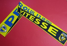 Esarfa meci fotbal FC PETROLUL - VITESSE ARNHEM (Centenar Petrolul 12.10.2024)