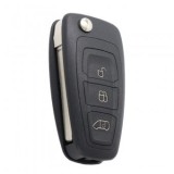 Cheie auto completa Topautochei&reg; compatibila Ford Transit, Transit Custom, Tourneo Custom 2012-2022, 3 butoane, 433 MHz, cip ID63 80 bit