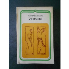 ADRIAN MANIU - VERSURI