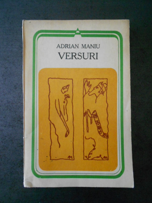 ADRIAN MANIU - VERSURI