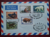 1959- Plic stamp. expoz-Fauna I-RAR