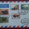 1959- Plic stamp. expoz-Fauna I-RAR