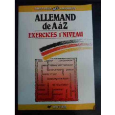 Allemand De A A Z - Exercices 1er Niveau - J. Janitza, E. Rahmat, B. Viselthier ,541090