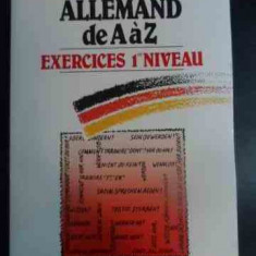 Allemand De A A Z - Exercices 1er Niveau - J. Janitza, E. Rahmat, B. Viselthier ,541090