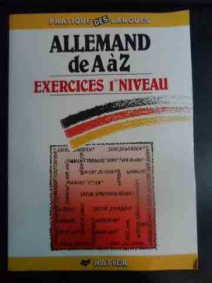 Allemand De A A Z - Exercices 1er Niveau - J. Janitza, E. Rahmat, B. Viselthier ,541090 foto