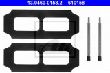 Set accesorii, placute frana MERCEDES G-CLASS Cabrio (W463) (1989 - 2016) ATE 13.0460-0158.2