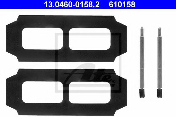 Set accesorii, placute frana MERCEDES G-CLASS (W461) (1990 - 2016) ATE 13.0460-0158.2