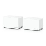 MESH MERCUSYS, wireless, router AX1800, pt interior, 1800 Mbps, port LAN si WAN Gigabit, 2.4 GHz | 5 GHz, standard 802.11ac, &quot;Halo H70X(2-pack)&quot;(timbr