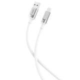 Cumpara ieftin Cablu transfer date si incarcare XO NB251 USB-A - USB-C 6A Metalic 1m, Alb