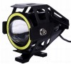 Proiector led moto, ATV, Off Road, cu angel eye, 2 faze si mod stroboscop, IPF