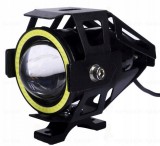 Proiector led moto, ATV, Off Road, cu angel eye, 2 faze si mod stroboscop, IPF