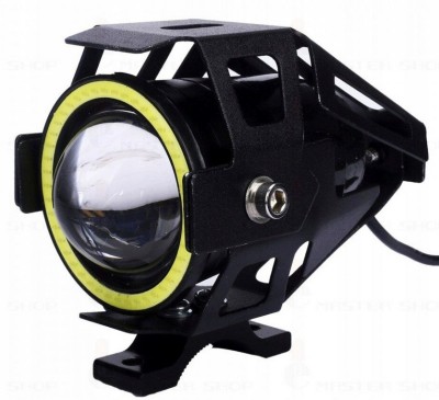 Proiector led moto, ATV, Off Road, cu angel eye, 2 faze si mod stroboscop foto