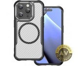 Husa MagSafe pentru Apple iPhone 16 Pro Max OEM Defender Carbon Mag Neagra