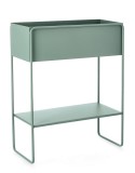 Cumpara ieftin Suport flori otel verde Madelyn 50x22x63.5 cm