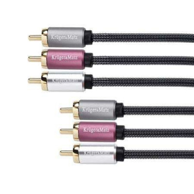 Cablu 3rca-3rca 1.8m kruger&amp;amp;matz foto
