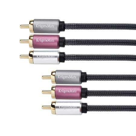 Cablu 3rca-3rca 1.8m kruger&amp;matz