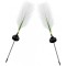 Set 2 Ghirlande Luminoase Solara, Pentru Gradina, Forma de Pana, 73 cm