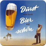 Suport de pahar - Bier Durst, Nostalgic Art Merchandising