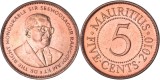 Mauritius 2010 - 5 cents UNC