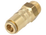 Conector rapid G 3/8 exterior 15bar 20-200&deg;C