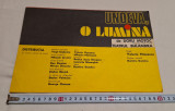 UNDEVA O LUMINA - Program/pliant vechi stagiunea 1977-1978 Teatrul Bulandra