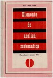 Caius Iacob - Elemente de analiza matemetica - manual pentru clasa a XII-a - 130978