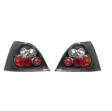 Set stopuri tuning ROVER/MG 200 (RF), 11.1995-03.2000, Taiwan, partea stanga+dreapta, negru, transparent; cu locas bec;
