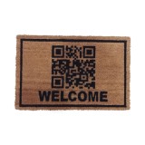 Covoras Intrare QR, 40x60 cm, Fibra de Cocos