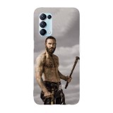 Husa compatibila cu Oppo A54 5G, Viceversa, model Rollo Lothbrok Vikings, Silicon, TPU, Transparent, Carcasa