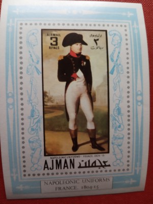 AJMAN, NAPOLEON - COLIȚĂ MNH foto