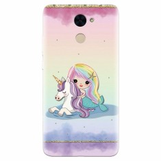 Husa silicon pentru Huawei Nova Lite Plus, Mermaid Unicorn Play