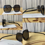 Ochelari de soare, Plastic, Negru, Gucci