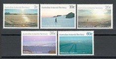 Teritorile Antarctice, Australia 1987 Mi 74/78 MNH, nestampilat - Peisaje
