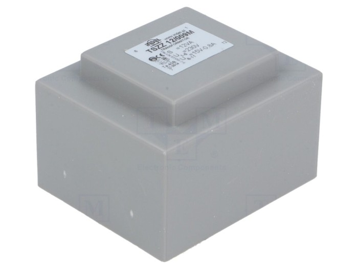 Transformator &icirc;ncapsulat 12VA 15V PCB