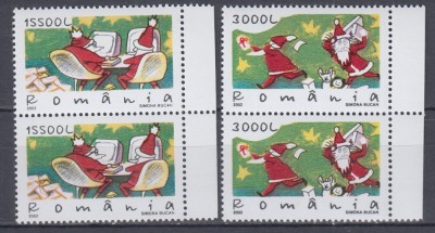 ROMANIA 2002 LP 1597 CRACIUN PERECHE SERII MNH foto