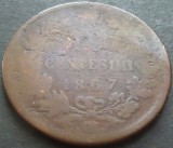 Cumpara ieftin Moneda istorica 10 CENTESIMI - ITALIA, anul 1867 *cod 3370 A, Europa