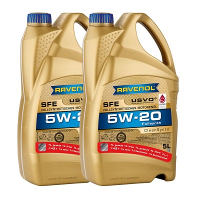 Pachet 10 litri Ulei Ravenol SFE USVO 5W20 (8+2 gratis) foto