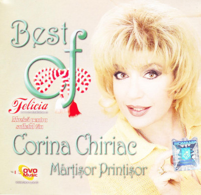 CD Pop: Corina Chiriac - Martisor Printisor - Best of ( original, stare f.buna ) foto