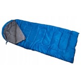 Sac de dormit patura de camping 2 in 1, 210T, dimensiune sac 200 x 75 cm, dimensiune patura 200 x 150 cm, albastru , confort si versatilitate pentru a