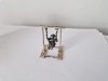 Miniatura din Argint - Fetita pe Leagan, Ornamentale