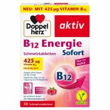 Supliment alimentar Doppelherz Vitamina B12 Energie, 425 &micro;g/porție, vegan, 30 tablete