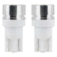 Bec de pozitie tip LED T10 W2.1x9.5 W5W, 12V, 1 LED SMD 1W, culoare alb, AMIO, set 2 buc AutoDrive ProParts